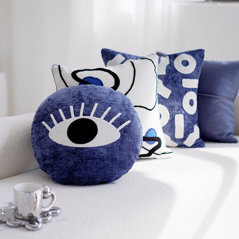 Original Simplicity Modern Blue Advanced Light Luxury Sofa Living Room Pillow Cover - Hearth & Lume
