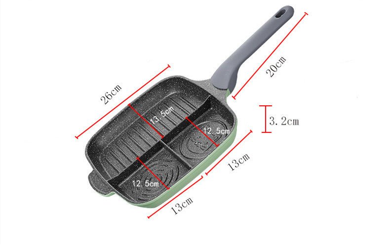 Bamboo Bluestone Breakfast Omelette Pan Induction Cooker Universal - Hearth & Lume