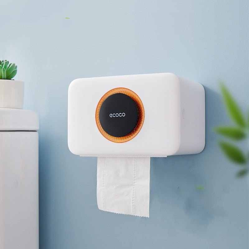 Bathroom Wall - mounted Punch - free Paper Holder - Hearth & Lume