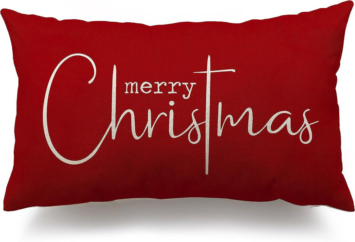Christmas Simple Linen Pillow Cover Home Sofa Decoration - Hearth & Lume