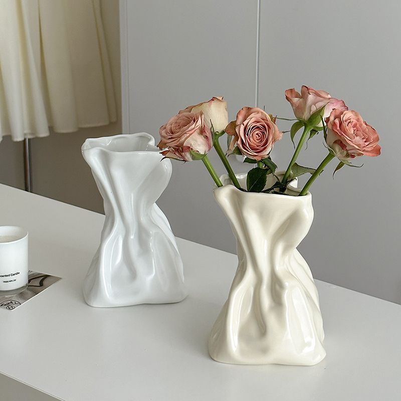 Simple Cream Style Vase Decoration Home Decoration - Hearth & Lume