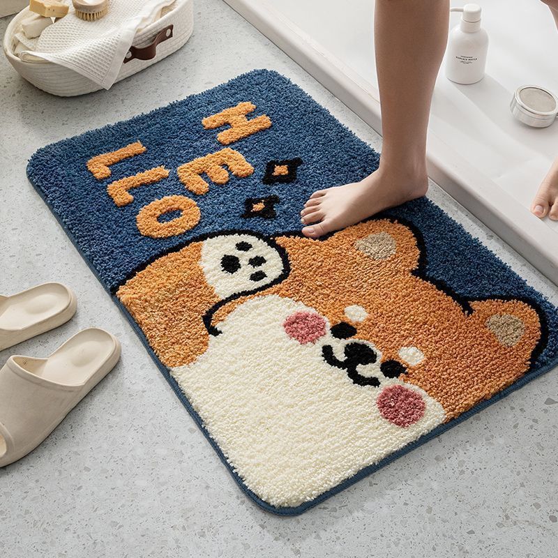 Cartoon Household Bathroom Mats Bathroom Absorbent Non - slip Mat - Hearth & Lume
