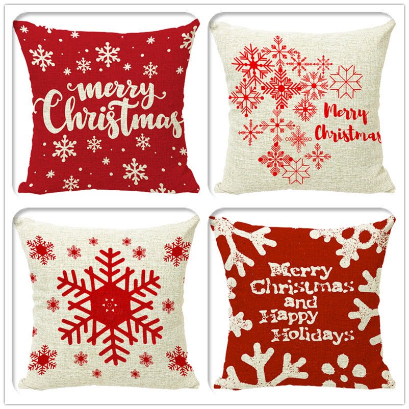 Christmas Fashion Minimalist Print Sofa Pillow Cover - Hearth & Lume