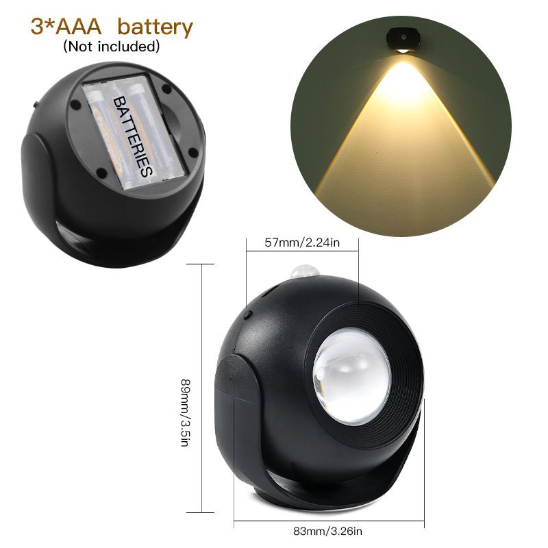 Adjustable Angle Human Sensing Light Wireless - Hearth & Lume