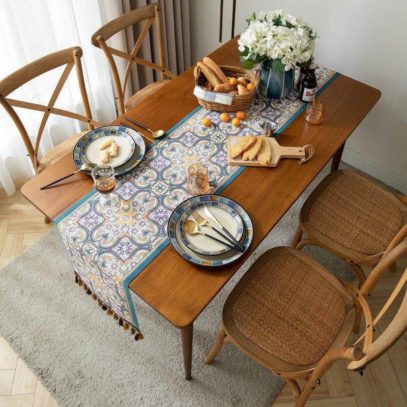Vintage Jacquard National Style Suu Table Cloth - Hearth & Lume