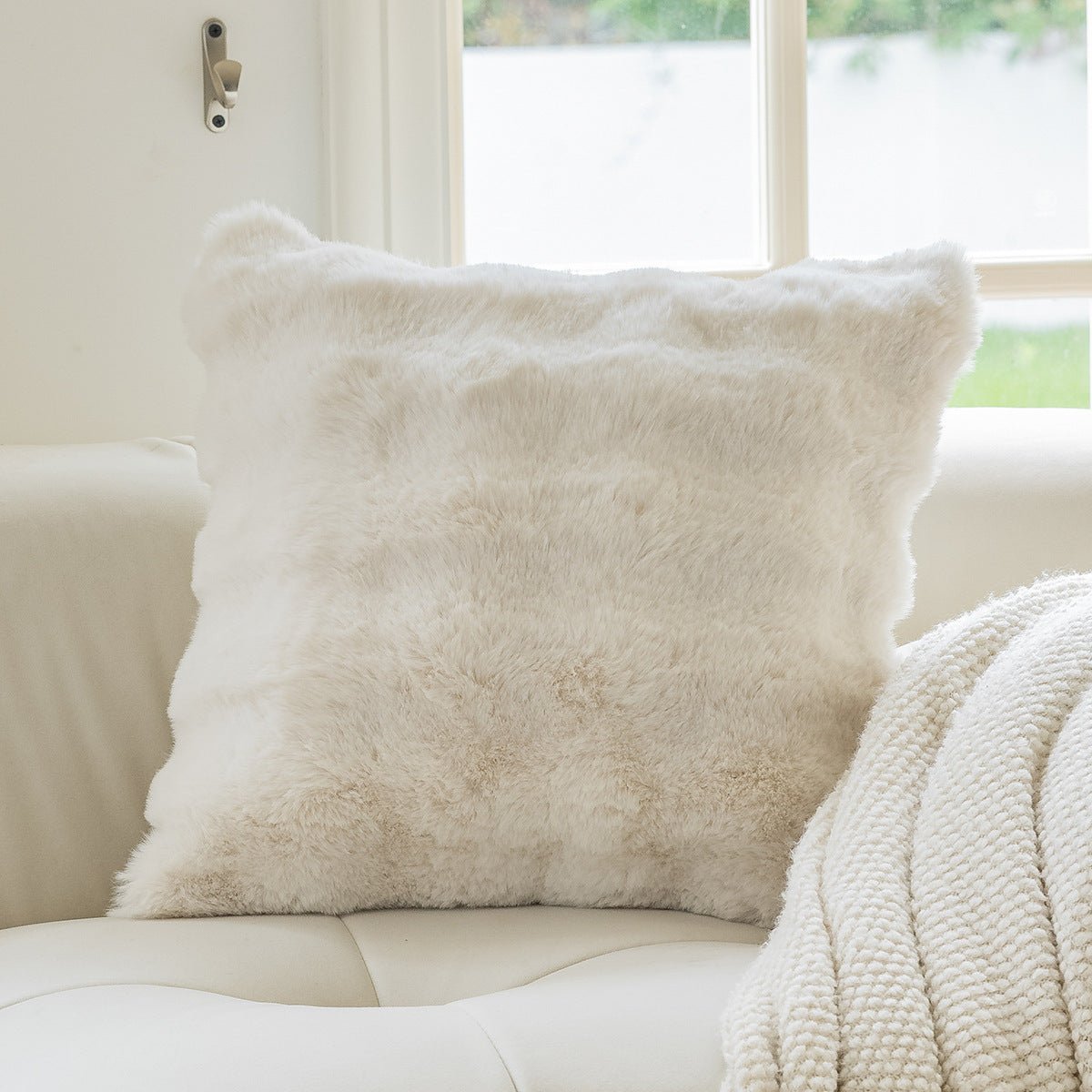 Pure Cotton Cream Style Sofa Pillow Cases Nordic Modern Minimalist Living Room Pillows - Hearth & Lume