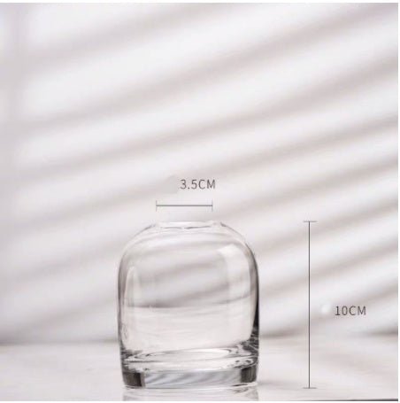 Simple Vase Creative Glass Living Room Dining Table Home Vase Vase - Hearth & Lume