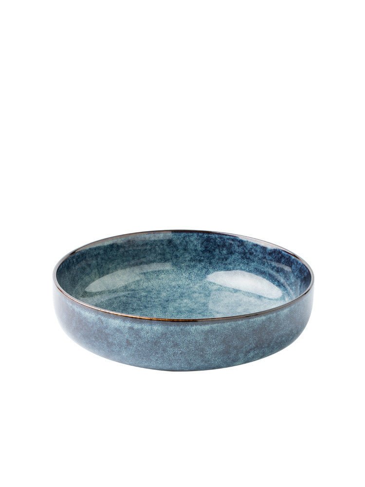 Nordic Creative Dishes Bowl Noodles Bowl Household Personalized Dish Deep Plate - Hearth & Lume