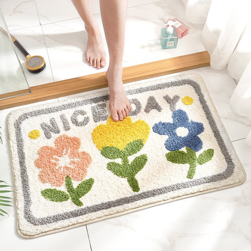 Cartoon Household Bathroom Mats Bathroom Absorbent Non - slip Mat - Hearth & Lume