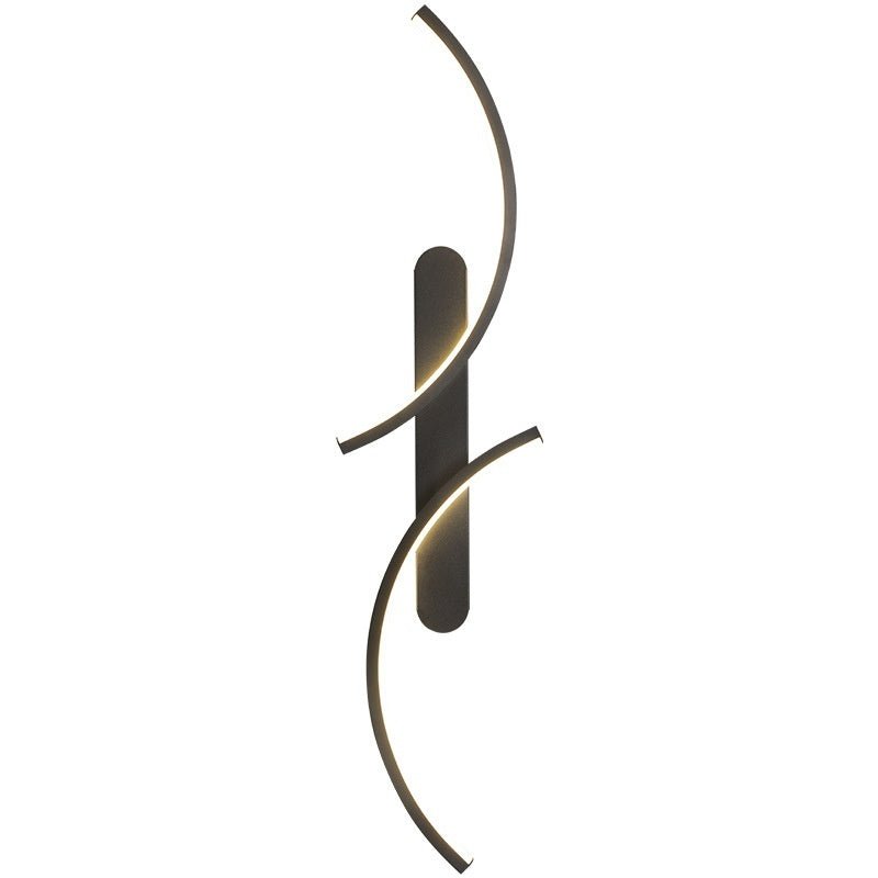 Minimalist Creative Line Wall Lamp Living Room Bedroom Bedside Lamp - Hearth & Lume
