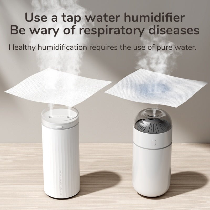 Small Humidifiers 500ml Desk Humidifier Night Light - Hearth & Lume
