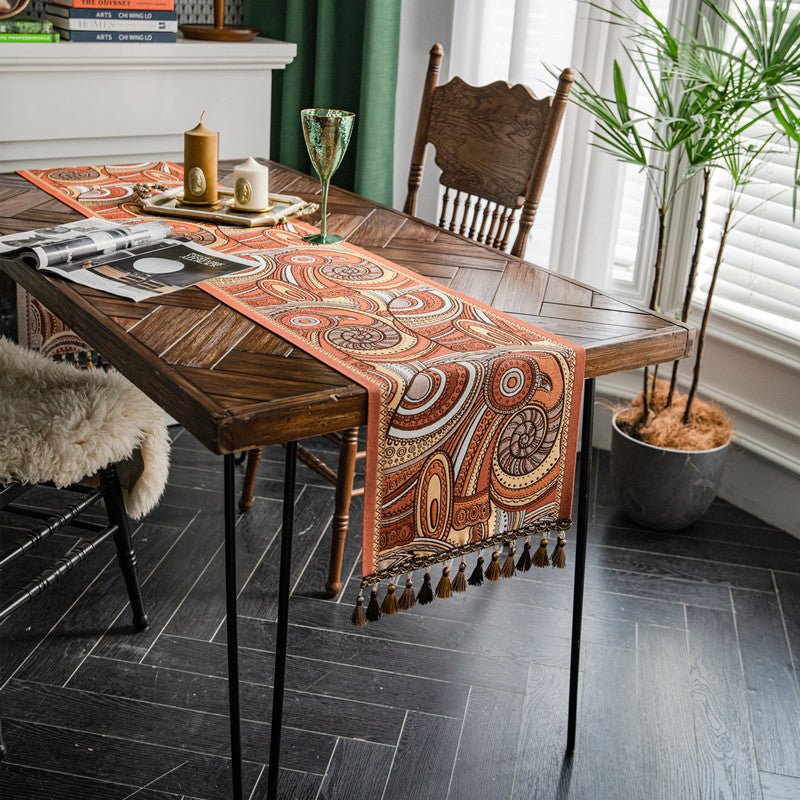 Vintage Jacquard National Style Suu Table Cloth - Hearth & Lume