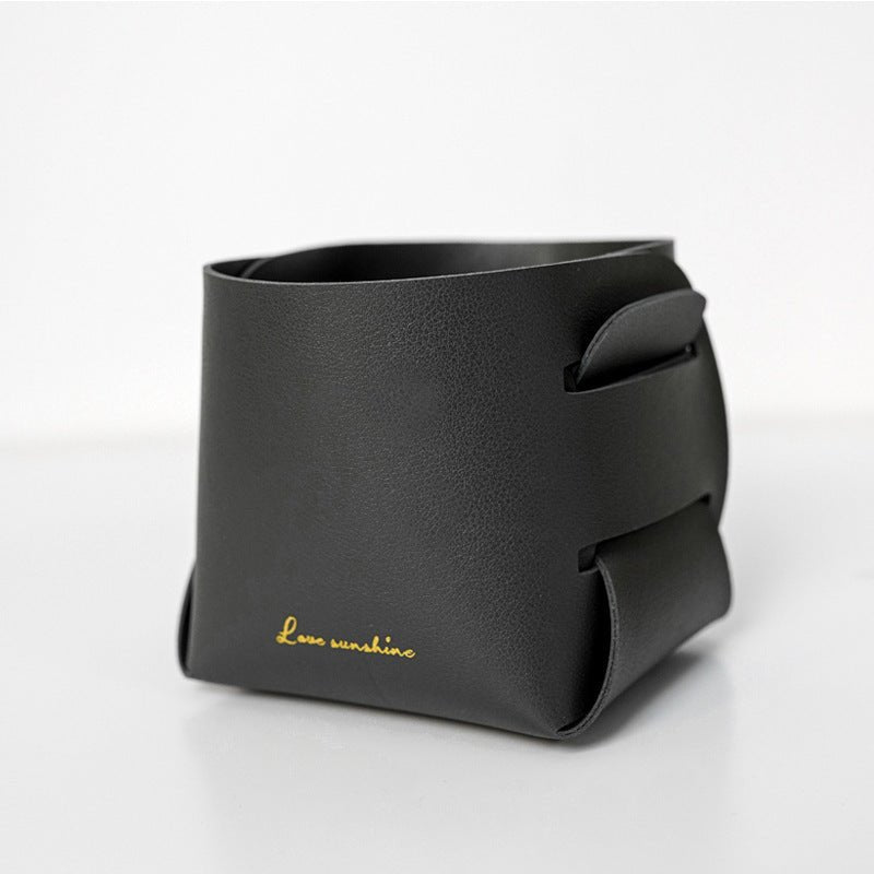 Desktop Sundries Leather Storage Box - Hearth & Lume