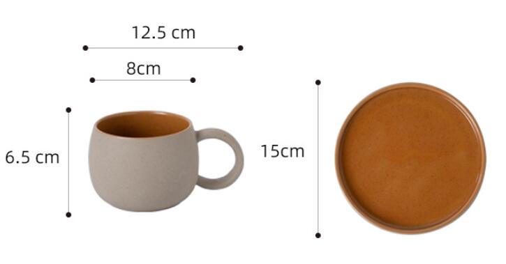 Household Ceramic Garland Creative Mug Set - Hearth & Lume