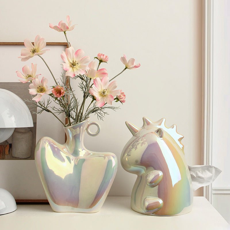 Ceramic Vase In Living Room - Hearth & Lume