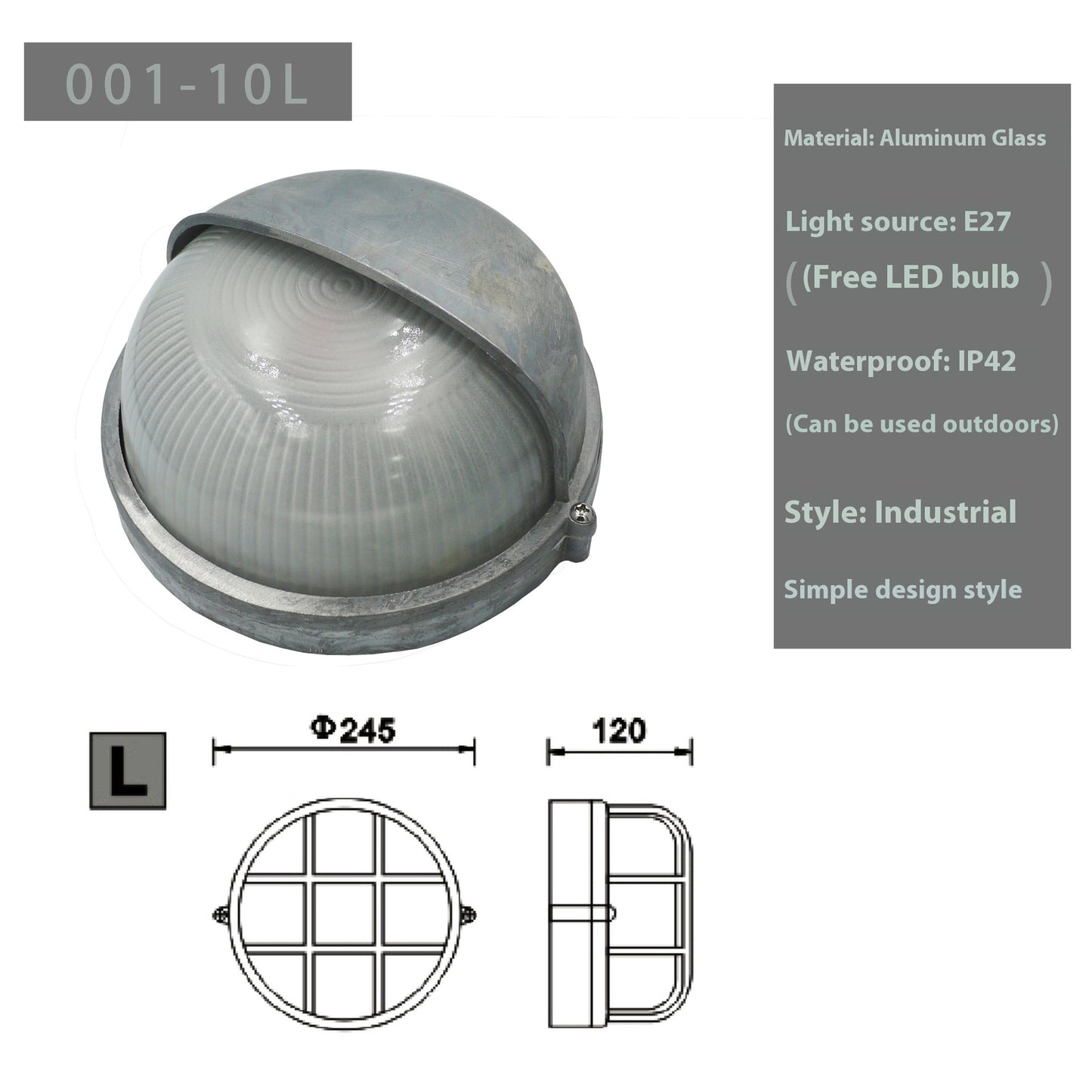 Retro American Aisle Decoration Glass Wall Lamp - Hearth & Lume