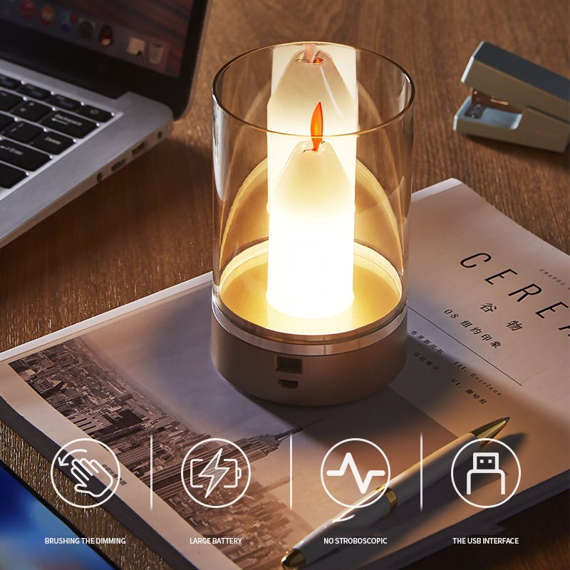 Hand Sweep Induction Restaurant Decorative Table Lamp - Hearth & Lume