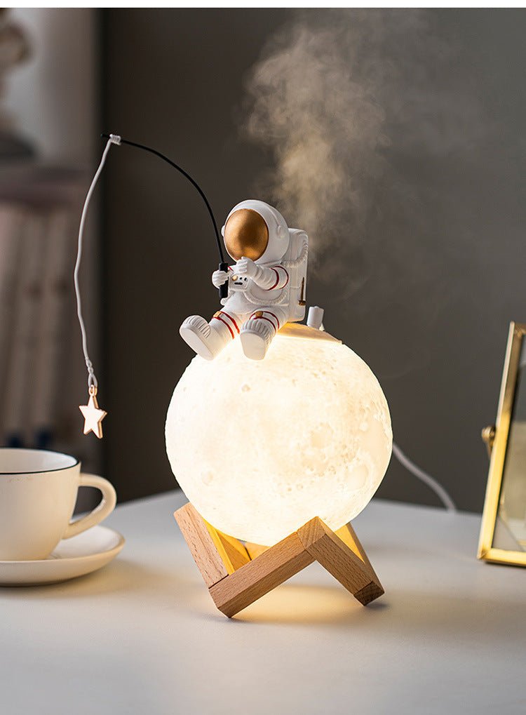 Astronaut Miniature Night Light Humidifier Cold Fog Machine Accessories - Hearth & Lume