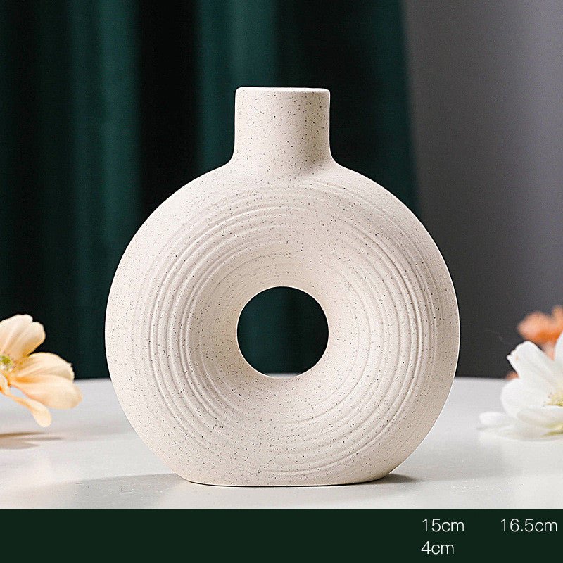 European - style Ceramic Creative Vase Frosted Ornaments - Hearth & Lume