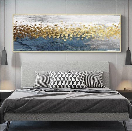 Living Room Canvas Core Spray - painted Decorative Painting - Hearth & Lume