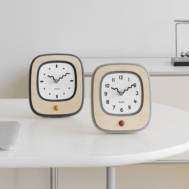 Mandelda Modern Minimalist Creative Clock Home Office Desk Decoration - Hearth & Lume