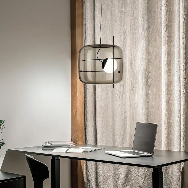 Creative Art Modern Minimalist Glass Bedroom Bedside Chandelier - Hearth & Lume