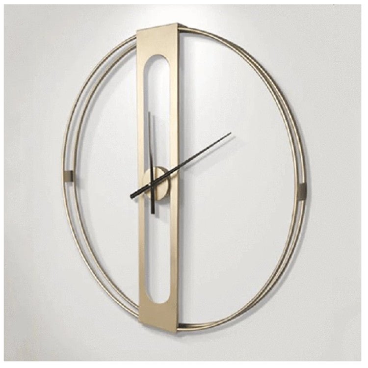Modern Minimalist Fashion Round Living Room Wall Clock - Hearth & Lume