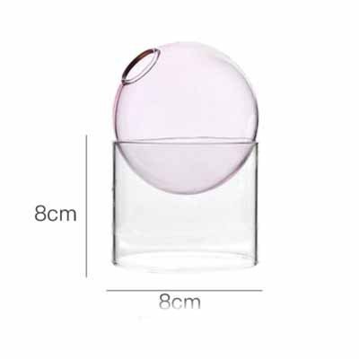 Creative Colorful Spherical Glass Vase Decoration - Hearth & Lume