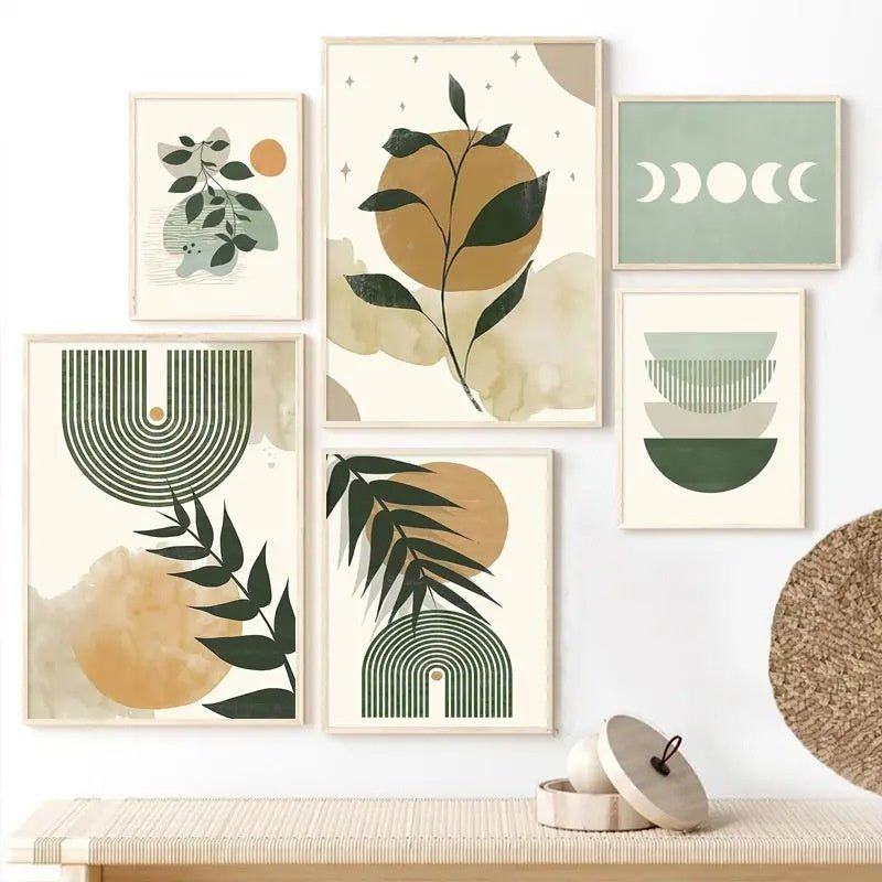 Green Plant Decorative Painting - Hearth & Lume