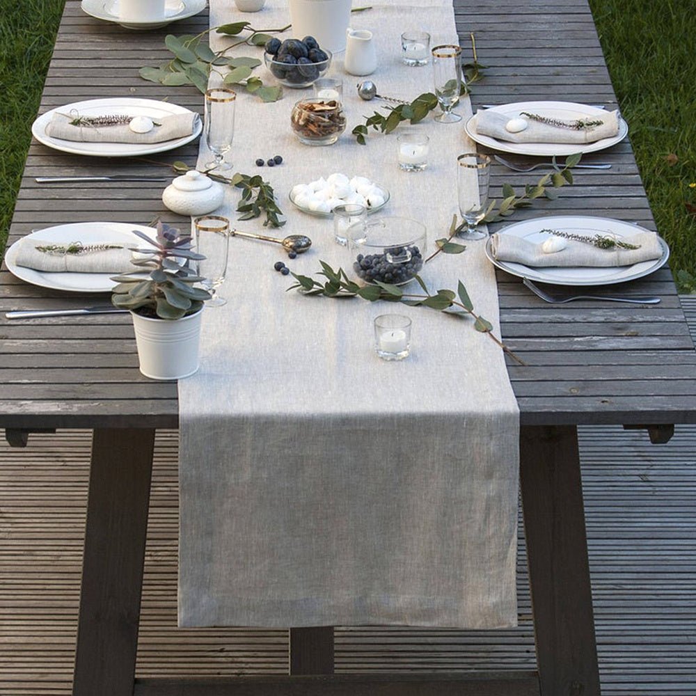 Linen Table Flag Fabric Art Plain Simple Washed Waterproof Tea Sheet Cloth - Hearth & Lume