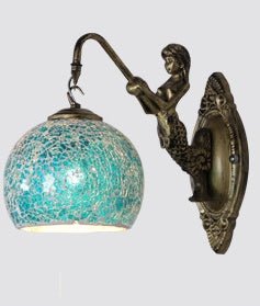 Retro Creative Bedroom Mermaid Wall Lamp - Hearth & Lume