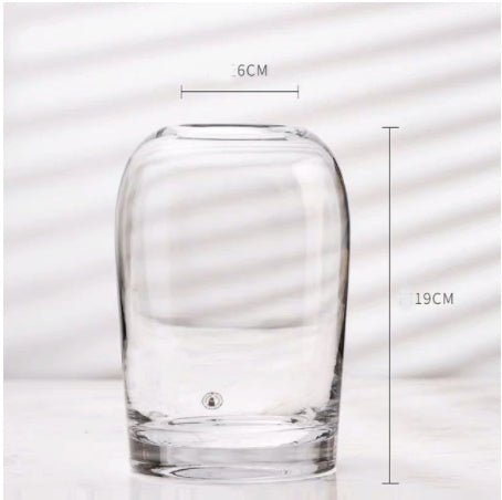 Simple Vase Creative Glass Living Room Dining Table Home Vase Vase - Hearth & Lume