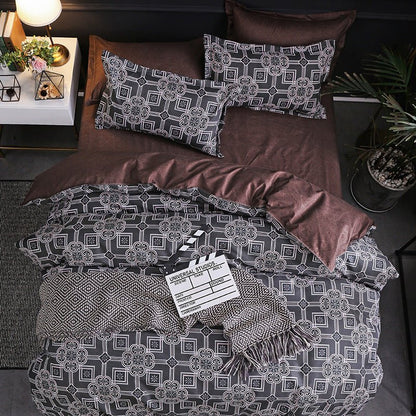 Quilt Duvet Cover 2 Pillow Cases Bedding Sets 3 Pcs - Hearth & Lume