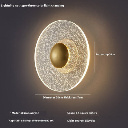 Designer Light Luxury Wall Lamp Bedroom Living Room - Hearth & Lume