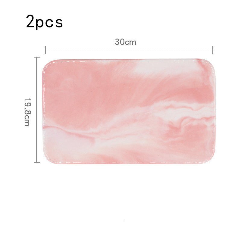 Nordic Simple Marbled Ceramic Tray - Hearth & Lume