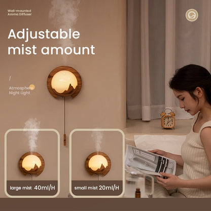 Wall - mounted Aroma Diffuser Night Light With Remote Control - Hearth & Lume