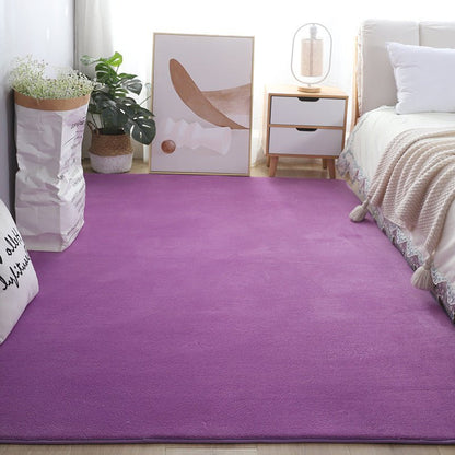 Short Wool Carpet Bedroom Bedside Blanket Floor Mat Mattress Children Crawling Floor Mat - Hearth & Lume