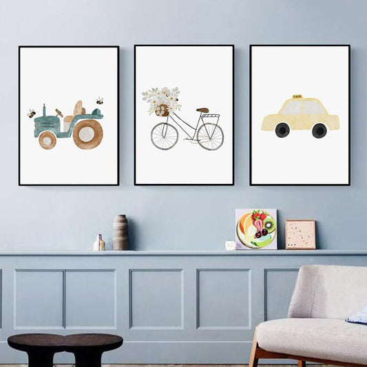 Art Pavilion Living Room Decorative Canvas Painting - Hearth & Lume
