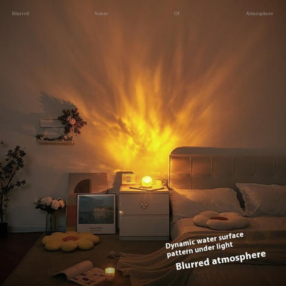 Corrugated Bedside Small Night Lamp Bedroom Decoration Ambience Light - Hearth & Lume