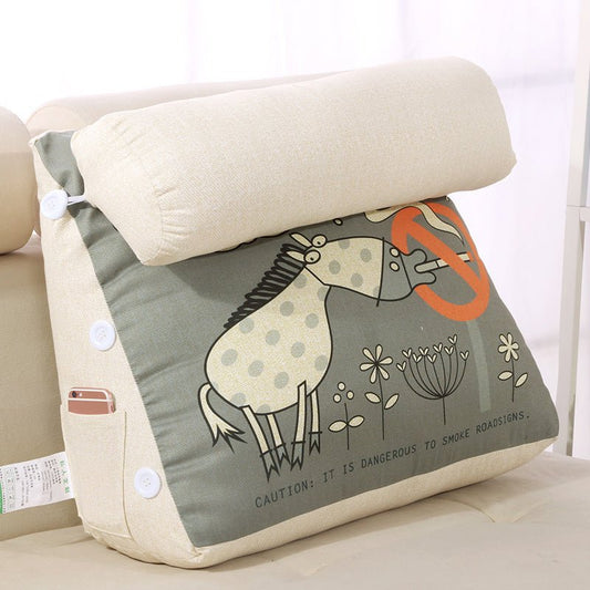 Neck Protection Pillow On Bed Removable And Washable - Hearth & Lume