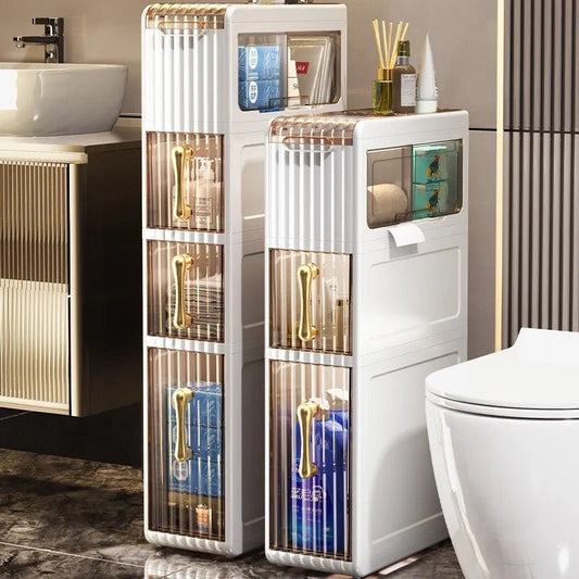 Light Luxury Bathroom Cabinet Storage Rack - Hearth & Lume