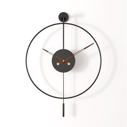 Simple Wall Clock In Living Room - Hearth & Lume