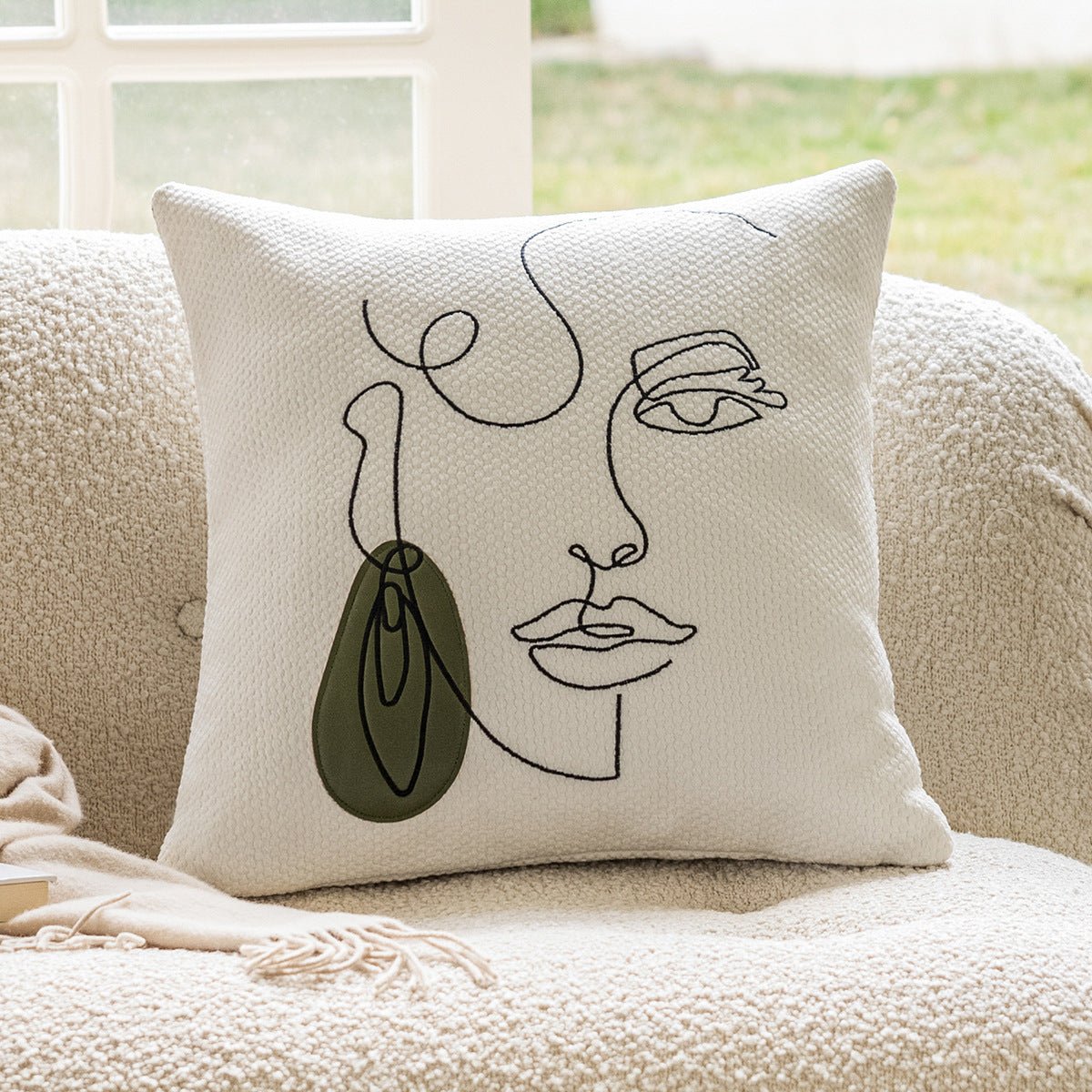 Green Pillow Bedside Cushion Nordic Sofa Pillow Cases - Hearth & Lume