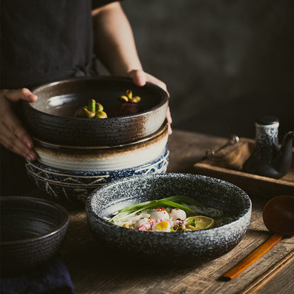 Retro Soup Bowl Japanese Style Drinking Bowl - Hearth & Lume