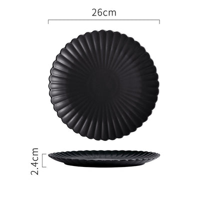 Creative Simple Solid - color Ceramic Plate - Hearth & Lume