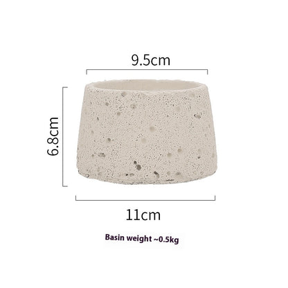 Home Decorative Crafts Candle Holder Cement Aromatherapy Candle Cup - Hearth & Lume