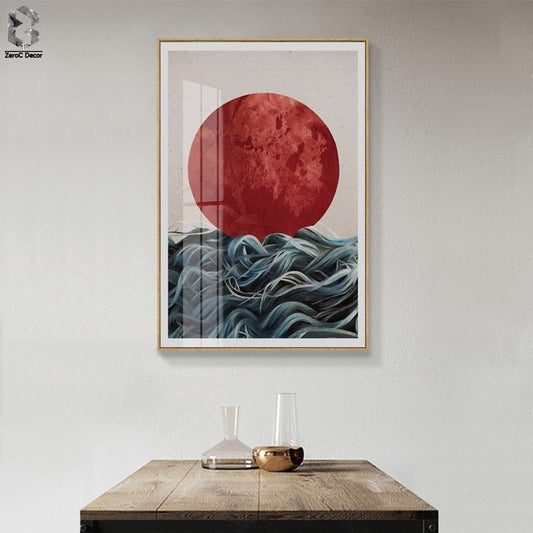 Sunrise landscape living room bedroom painting - Hearth & Lume