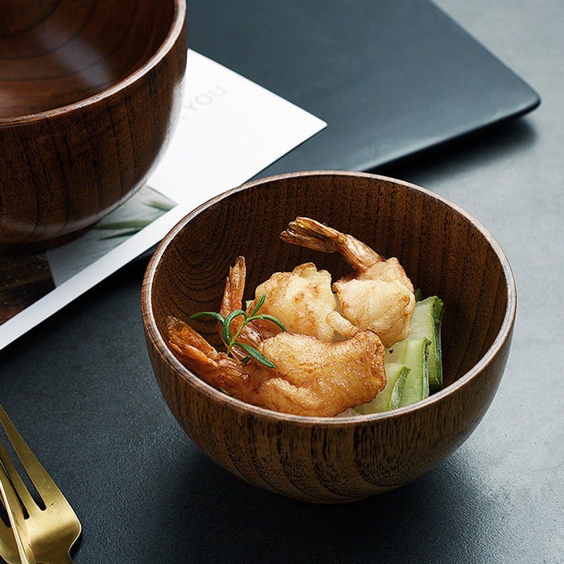 Retro Japanese Style Wooden Tableware - Hearth & Lume