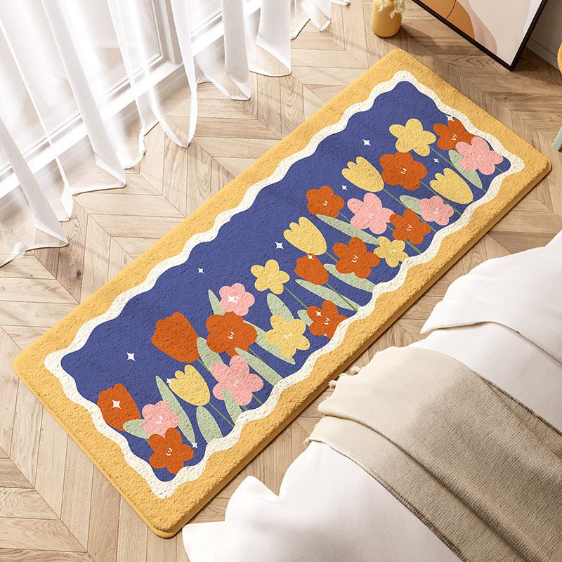 New Strip Bed Rug For Bedroom - Hearth & Lume