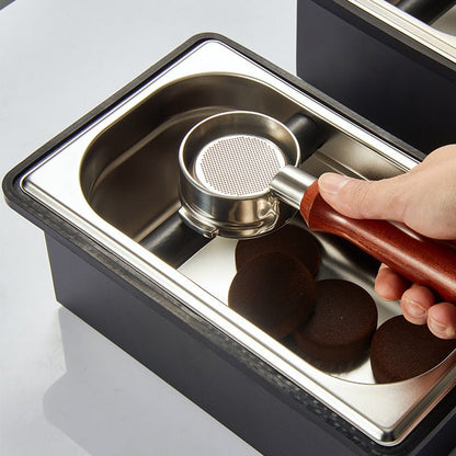 Recessed Bar Coffee Maker Accessories Stainless Steel Slag Bucket - Hearth & Lume